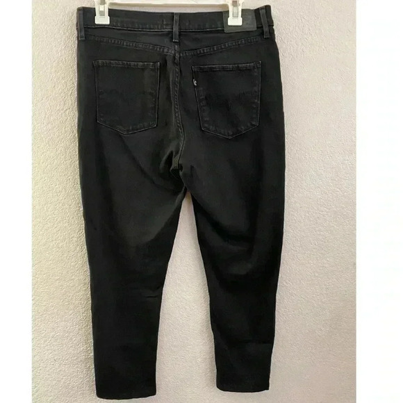 Levis 311 Shaping Skinny Black Wash Jeans Sz 29 - Picture 3 of 13